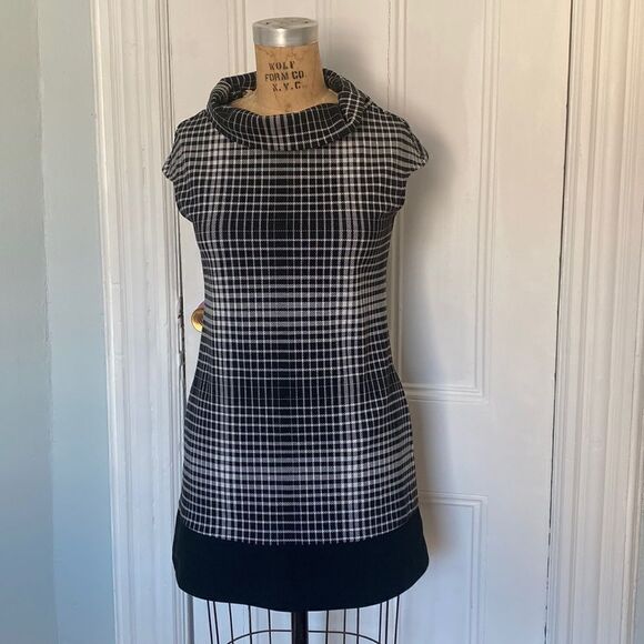 Express Black and White Tunic Dress Size Small - Picture 2 of 8